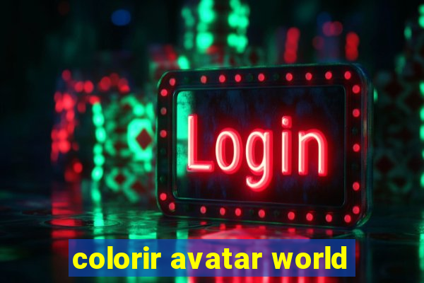 colorir avatar world